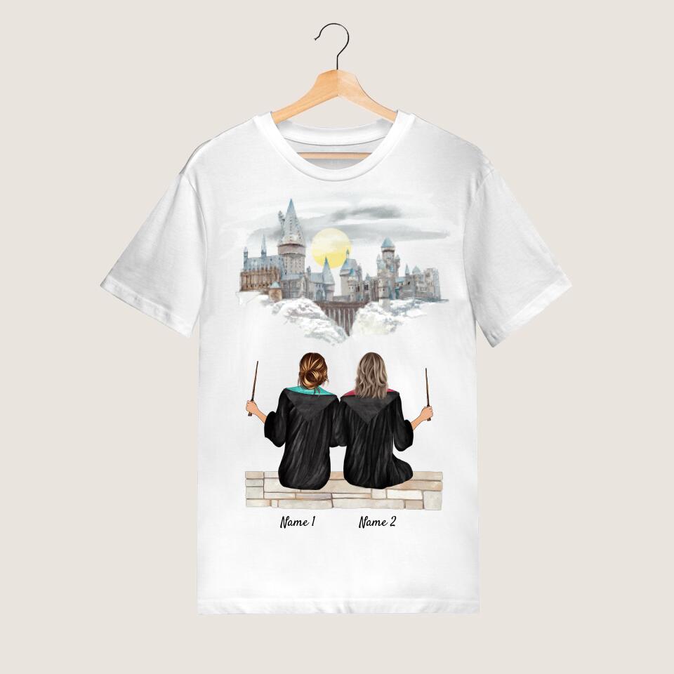 Beste Zauberinnen - Personalisiertes T-Shirt (2-4 Freundinnen)
