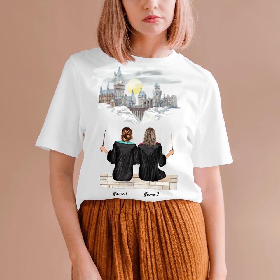 Beste Zauberinnen - Personalisiertes T-Shirt (2-4 Freundinnen)