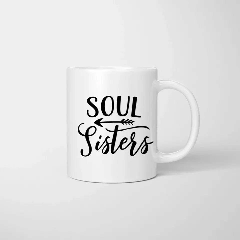 Definition Beste Freundinnen - Personalisierte Tasse mit Spruch (2-4 Personen)