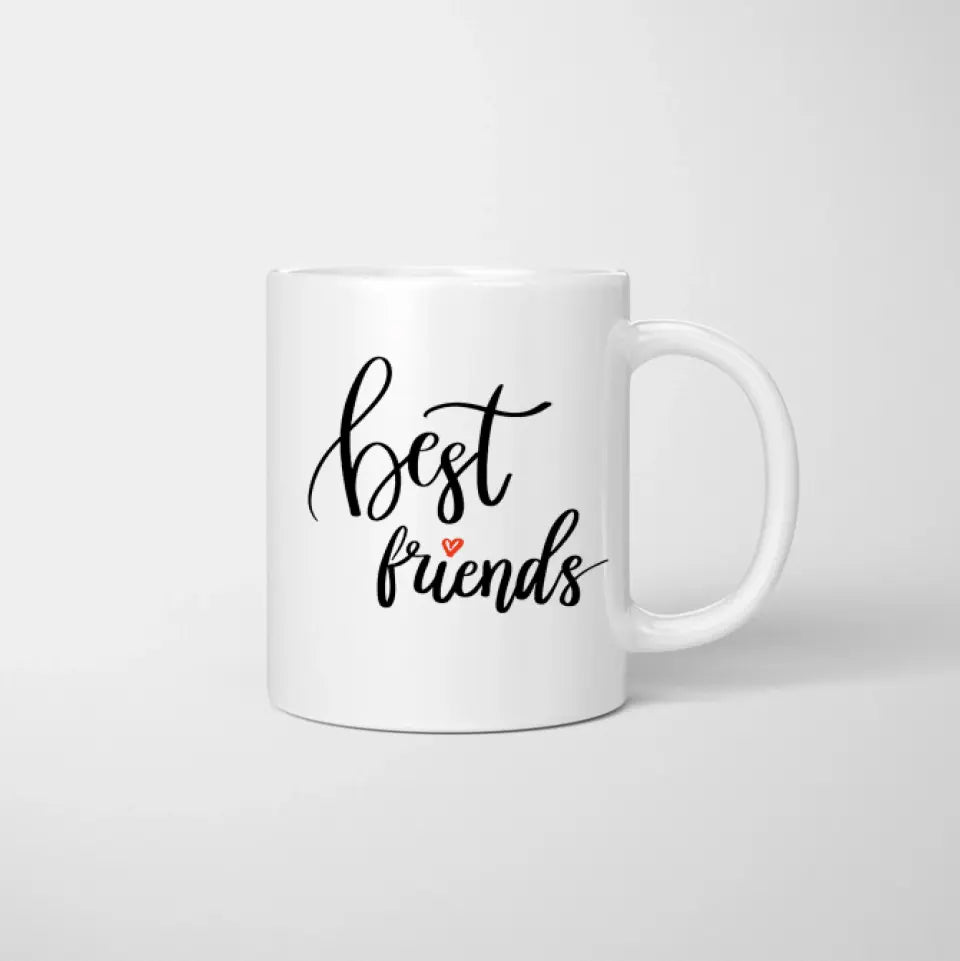 Beste Zauberinnen - Personalisierte Freundinnen-Tasse (2-3 Frauen)