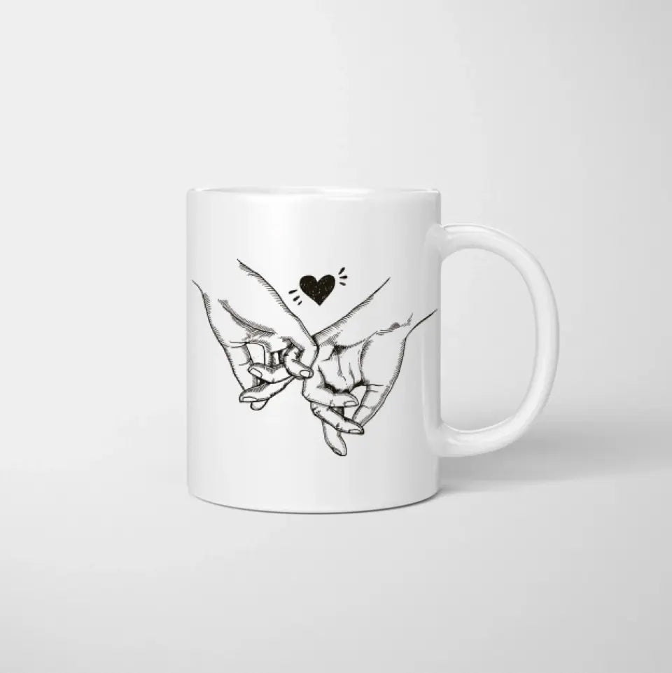 Mutter & Tochter/ Oma & Enkelin - Personalisierte Tasse