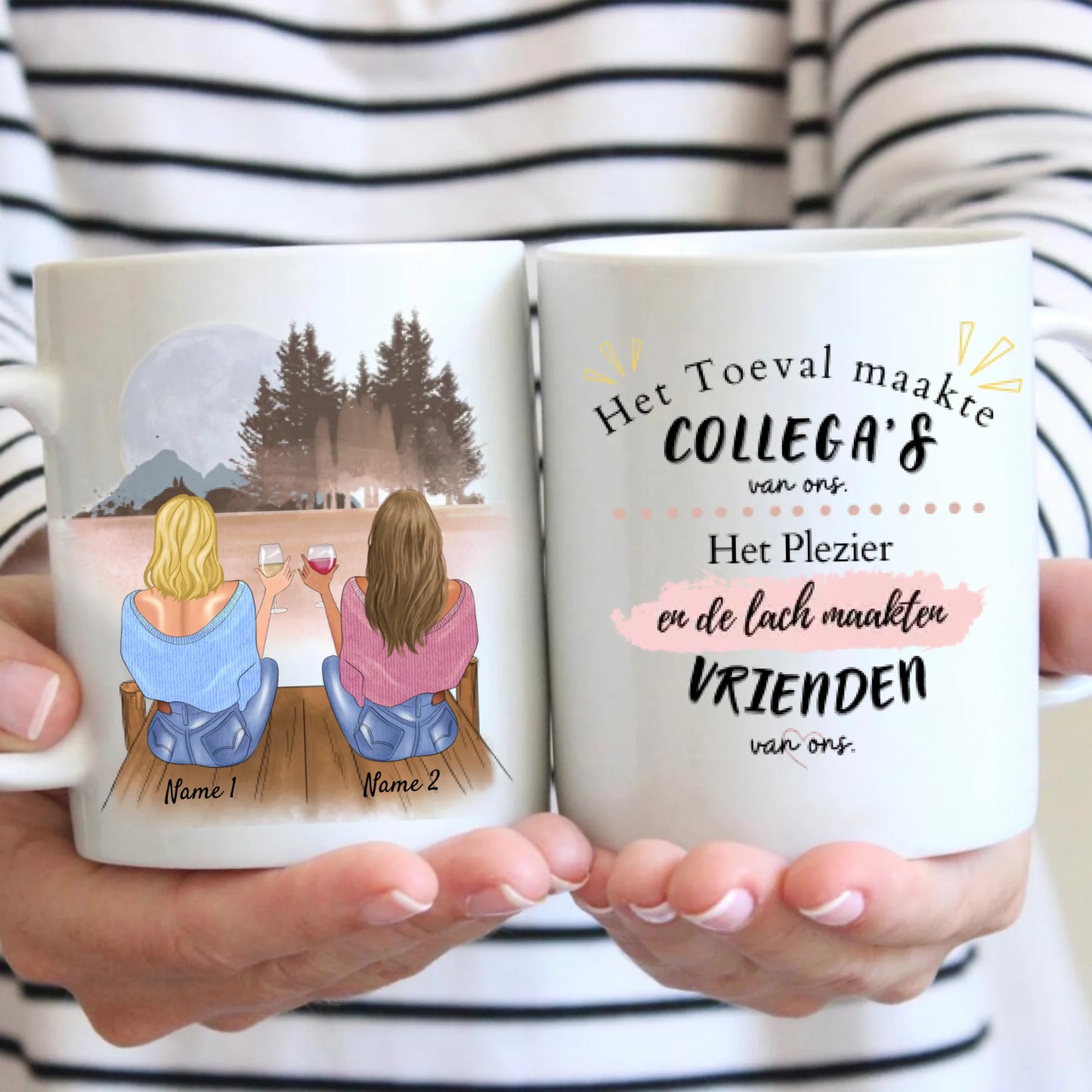 Eerst waren we collega's - Gepersonaliseerde mok (2-4 personen)
