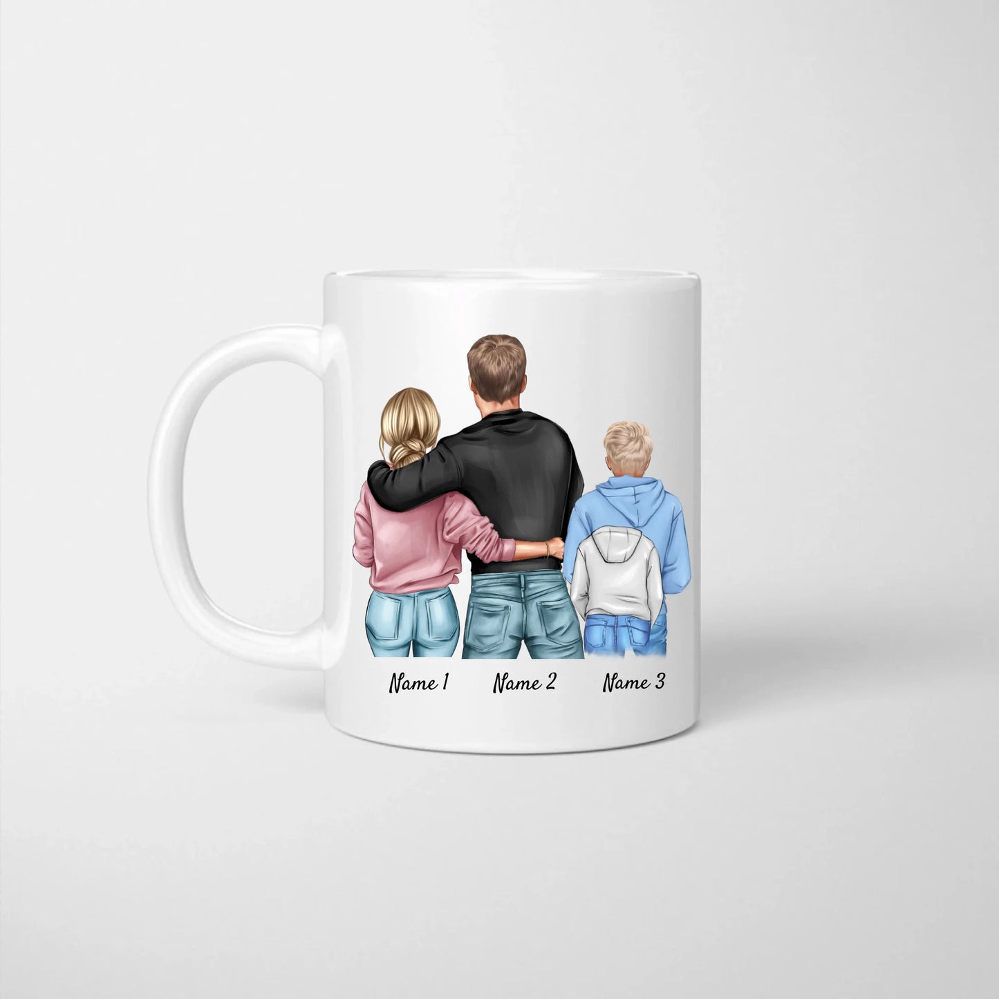 Maman - Mug personnalisé (1-4 enfants, adolescents)