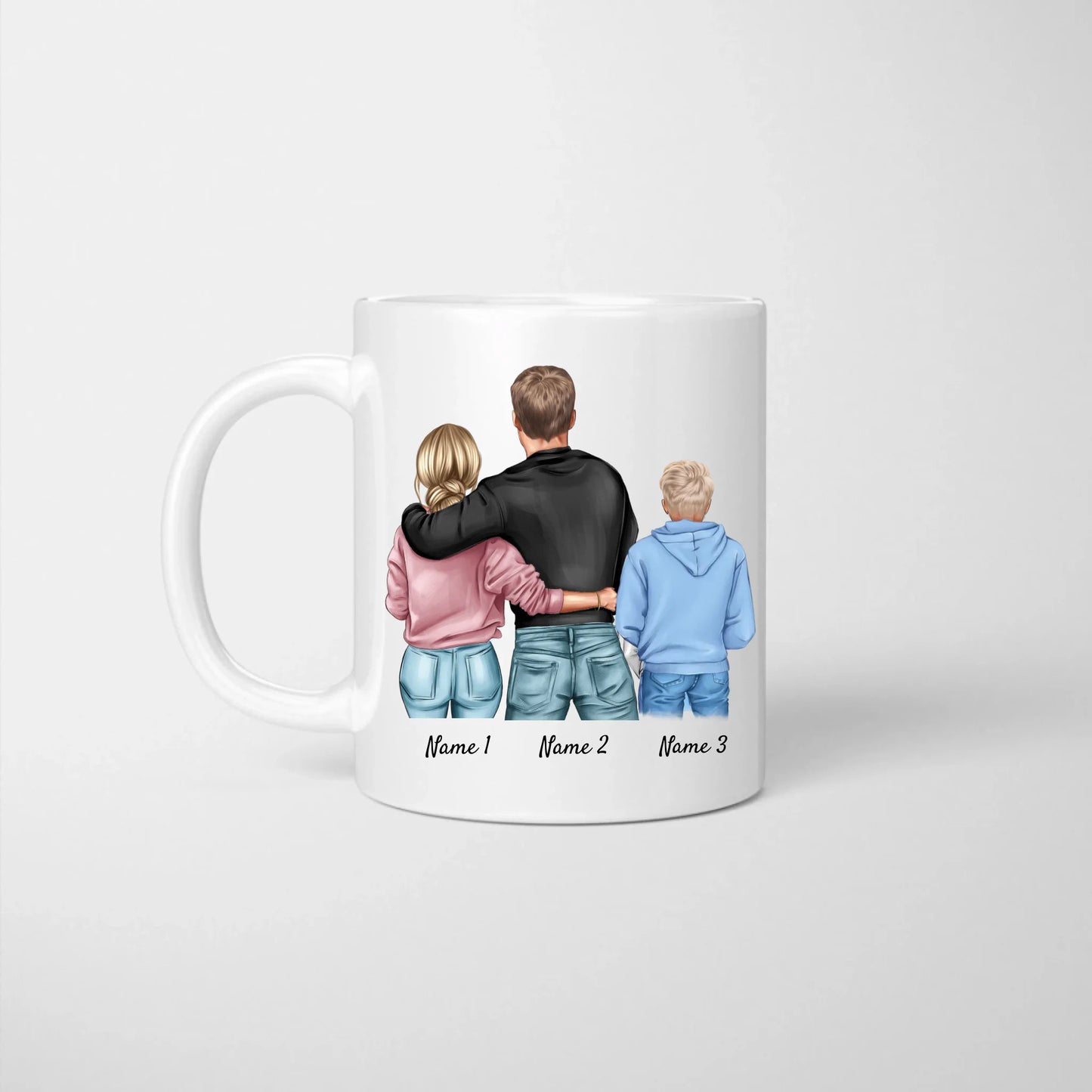 Papa - Mug personnalisé (1-4 enfants, adolescents)