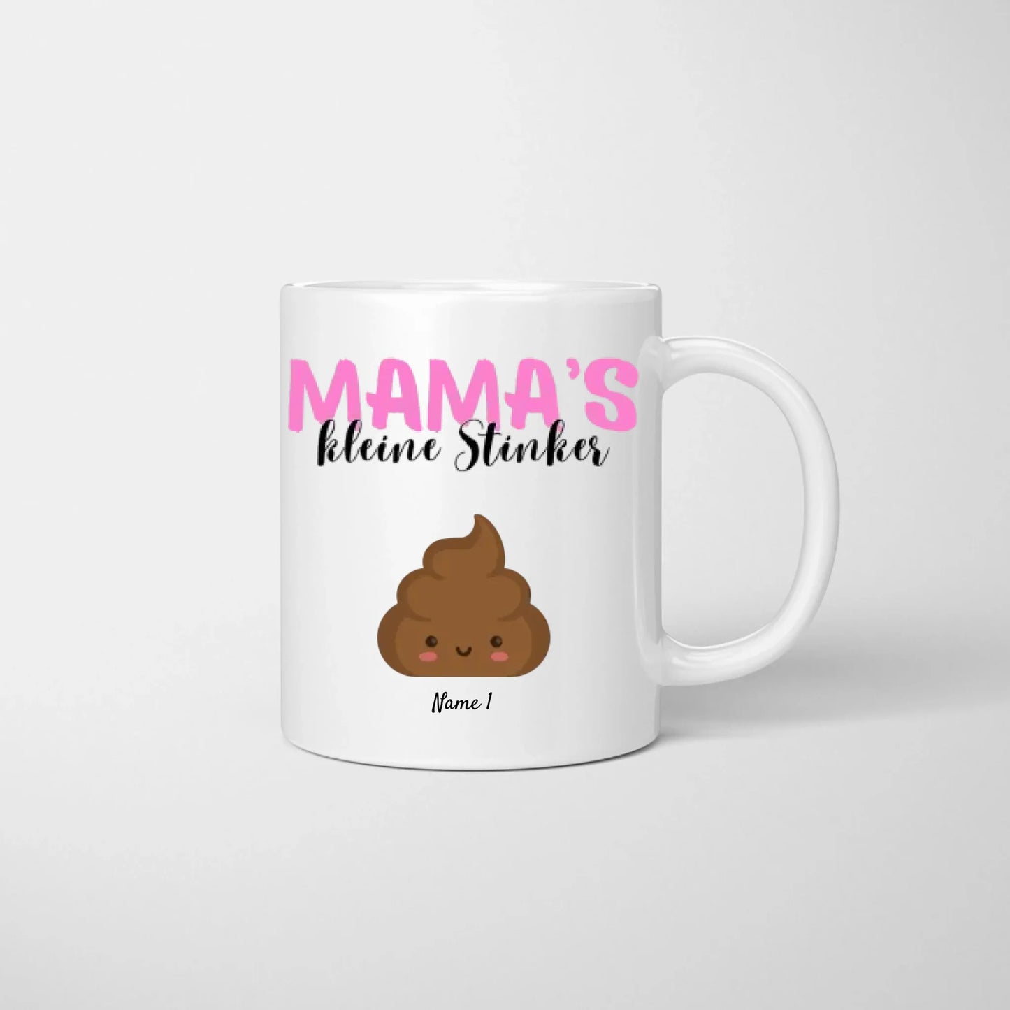 Mama's kleine Stinker - Personalisierte Tasse für Mama/Mutter mit Kinder