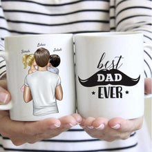 Laden Sie das Bild in den Galerie-Viewer, Papa mit Kindern - Personalisierte Tasse
