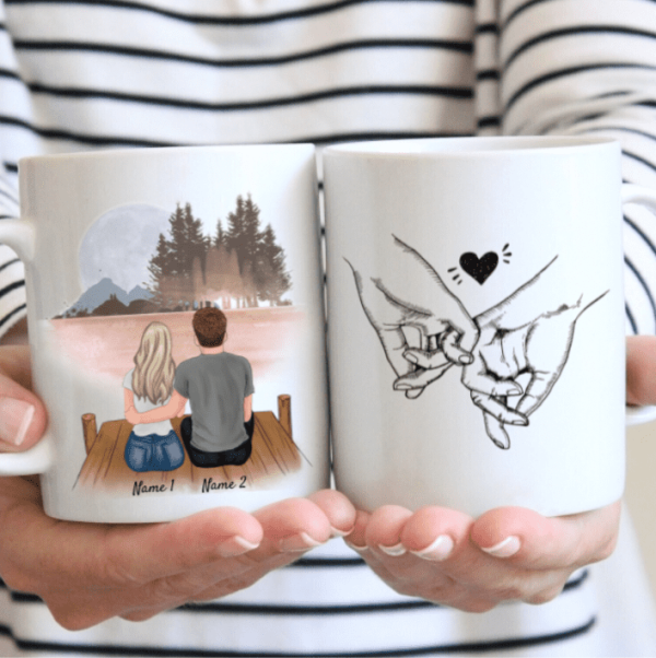 Bestes Pärchen - Personalisierte Tasse für Verliebte