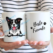 Laden Sie das Bild in den Galerie-Viewer, Hundeliebling - Personalisierte Tasse (1-4 Hunde)
