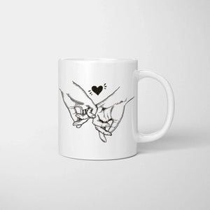 Bestes Pärchen Frauen - Personalisierte Tasse (Valentinstag)