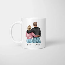 Laden Sie das Bild in den Galerie-Viewer, Heisser als Kaffee - Personalisierte Tasse für Pärchen, Jahrestag, Hochzeitstag
