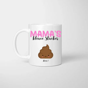 Mama's kleine Stinker - Personalisierte Tasse für Mama/Mutter mit Kinder