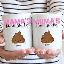 Laden Sie das Bild in den Galerie-Viewer, Mama&#39;s kleine Stinker - Personalisierte Tasse für Mama/Mutter mit Kinder
