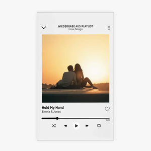 Personalisiertes Album-Cover - Acrylglas Bild für Paare mit eigenem Foto