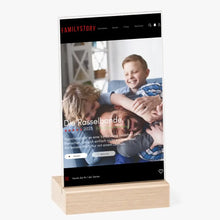 Laden Sie das Bild in den Galerie-Viewer, Personalisiertes Acryl-Glas Netflix Cover &quot;Familystory&quot; für die ganze Familie
