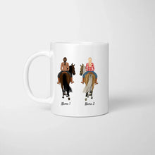 Laden Sie das Bild in den Galerie-Viewer, Beste Pferde-Freundinnen - Personalisierte Tasse
