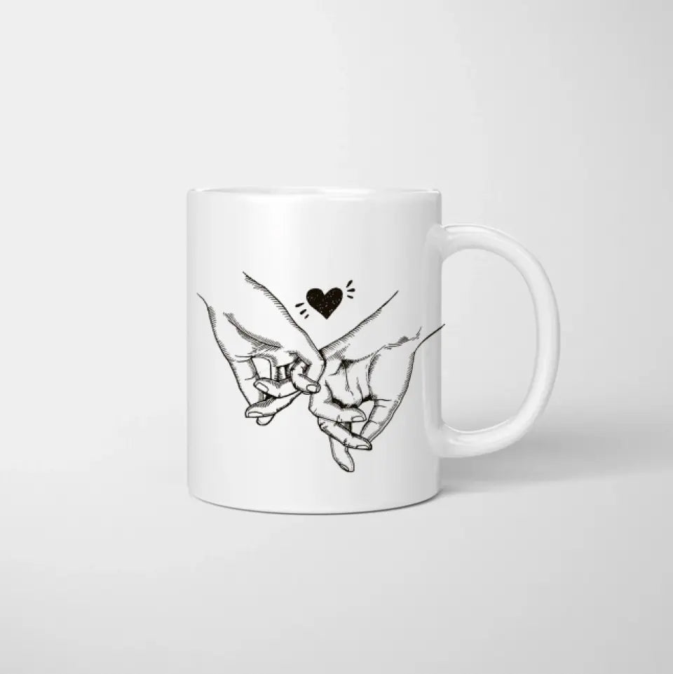 Bestes Pärchen - Personalisierte Tasse für Verliebte