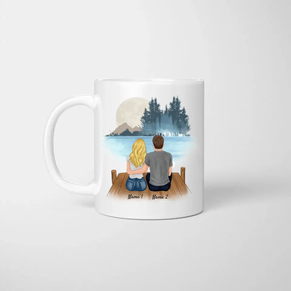 Bestes Pärchen - Personalisierte Tasse für Verliebte