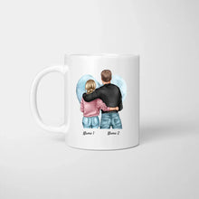 Laden Sie das Bild in den Galerie-Viewer, Partners in Wine - Personalisierte Pärchen-Tasse (Mann &amp; Frau)
