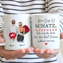 Laden Sie das Bild in den Galerie-Viewer, Keine Sorge Schatz - Personalisierte Tasse zum Valentinstag
