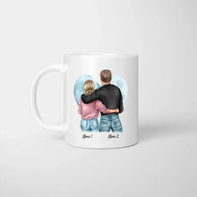 Laden Sie das Bild in den Galerie-Viewer, Grâce à toi, je vois la vie en rose -  Mug personnalisé pour couple (homme &amp; femme)
