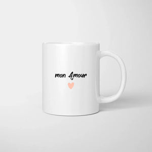 Mon amour -  Mug personnalisé pour couple (homme & femme)