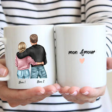 Laden Sie das Bild in den Galerie-Viewer, Mon amour -  Mug personnalisé pour couple (homme &amp; femme)
