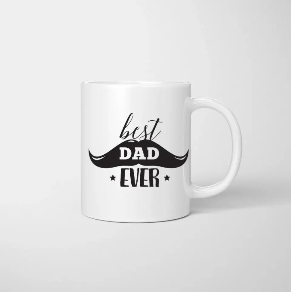 An meinen Papa - Personalisierte Tasse (Vater mit Kinder)