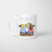 Laden Sie das Bild in den Galerie-Viewer, Le Hasard a fait de nous de Collegues la chance des amies - Mug personnalisé (2-4 personnes)
