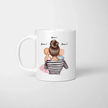 Laden Sie das Bild in den Galerie-Viewer, Les mamans formidables font toujours des mamies d&#39;exception - Mug personnalisé (1-4 enfants, adolescents)
