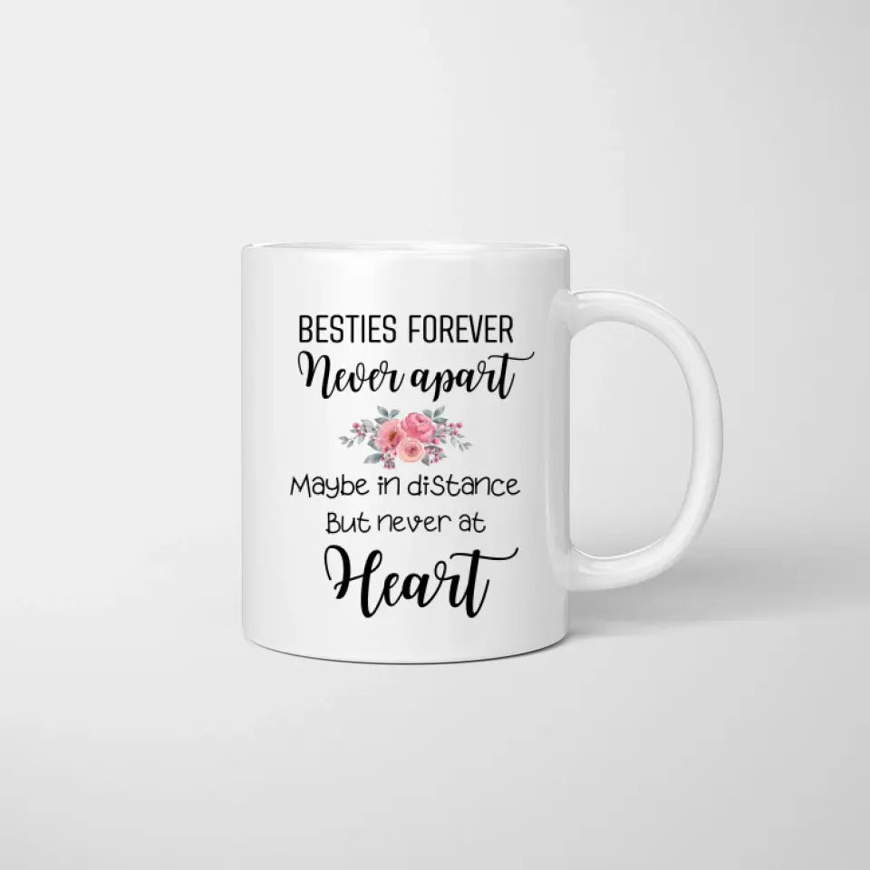 Best friends with drinks/ Besties forever - customized mug (2-4 persons)