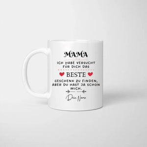 Bestes Geschenk für Opa - Personalisierte Tasse (Für Mama, Papa, Oma oder Opa)