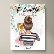 Laden Sie das Bild in den Galerie-Viewer, Best Mom, Meilleure maman - Poster Personnalisé (femme avec 1 ou 4 enfants)
