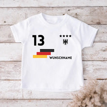 Laden Sie das Bild in den Galerie-Viewer, Fußball EM 2024 Trikot Kinder individuell - Personalisiertes T-Shirt für Kinder (100% Baumwolle)
