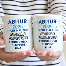 Laden Sie das Bild in den Galerie-Viewer, Abschluss 2024 - Personalisierte Tasse zum Abschluss, Abitur, Studium, Bachelor, Master, Ausbildung, Realschule
