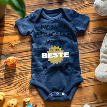 Laden Sie das Bild in den Galerie-Viewer, Mama ist die Beste - Personalisierter Baby-Onesie/ Strampler, 100% Bio-Baumwolle
