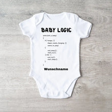 Laden Sie das Bild in den Galerie-Viewer, Baby Logic, IT Anleitung - Personalisierter Baby-Onesie/ Strampler, 100% Bio-Baumwolle
