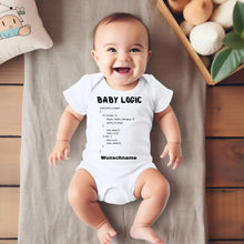 Laden Sie das Bild in den Galerie-Viewer, Baby Logic, IT Anleitung - Personalisierter Baby-Onesie/ Strampler, 100% Bio-Baumwolle
