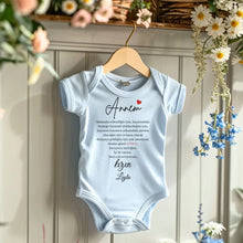 Laden Sie das Bild in den Galerie-Viewer, Sevgili anne - Personalisierter Baby-Onesie/ Strampler türkisch, 100% Bio-Baumwolle Baby Body
