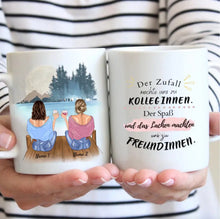 Laden Sie das Bild in den Galerie-Viewer, Zuerst waren wir Kolleginnen - Personalisierte Tasse (2-4 Personen), individuelles Geschenk
