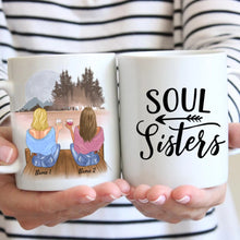 Laden Sie das Bild in den Galerie-Viewer, Definition Beste Freundinnen - Personalisierte Tasse mit Spruch (2-4 Personen), individuelles Geschenk
