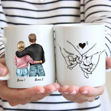 Laden Sie das Bild in den Galerie-Viewer, Keine Sorge Schatz - Personalisierte Pärchen-Tasse, individuelles Geschenk Partner
