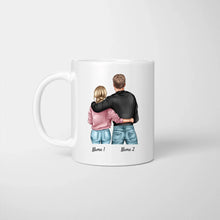 Laden Sie das Bild in den Galerie-Viewer, Getroffen, gemocht, verliebt - Dich behalte ich! - Personalisierte Tasse für Paare
