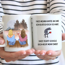 Laden Sie das Bild in den Galerie-Viewer, Fass meinen Kaffee nicht an! - Personalisierte Tasse Freundinnen &amp; Kolleginnen (2-4 Personen)
