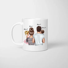 Laden Sie das Bild in den Galerie-Viewer, Ich liebe Weihnachten aber euch noch viel mehr! - Personalisierte Tasse für die ganze Familie (1-4 Kinder)
