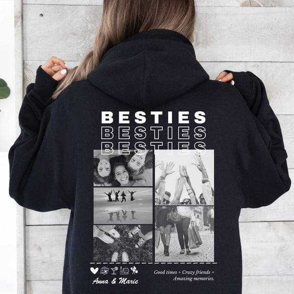 Bestie Freundinnen Hoodie Bff Pullover Pulli Für Beste Freundin