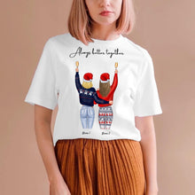 Laden Sie das Bild in den Galerie-Viewer, Weihnachten Freundinnen Cheers - Personalisiertes T-Shirt (2-3 Frauen)
