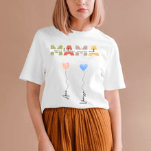 Laden Sie das Bild in den Galerie-Viewer, Meine Liebsten nennen mich MAMA - Personalisiertes T-Shirt (100% Baumwolle, Unisex)
